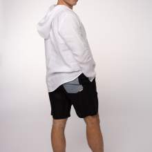 Mens Black Shorts: Steel Pocket