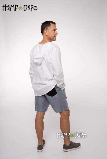 Mens Steel Shorts:Black Pocket
