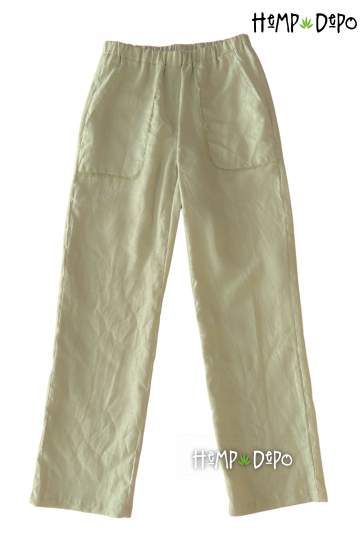 W Pant Front Wasabi