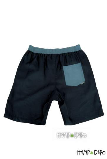 mens ink shorts back