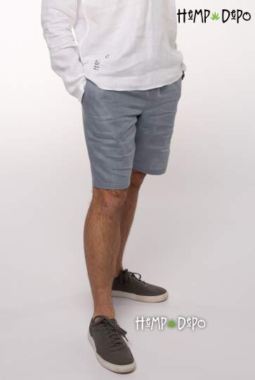 womens steel shorts front