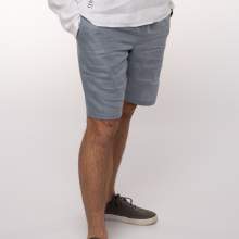 womens steel shorts front
